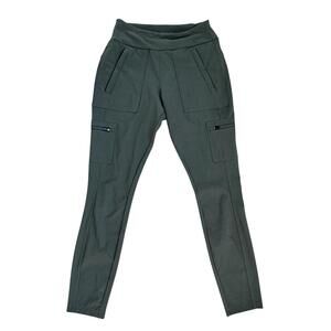 Athleta Olive Green Headlands Hybrid Cargo Leggings Size 2